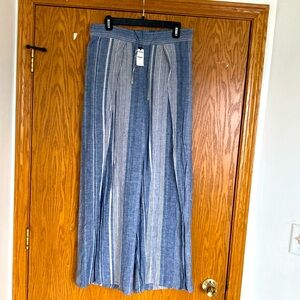Blue Striped Women's Skirt